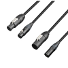  Adam Hall Cables 8101 PSDP5 0300 N DMX & power cable Neutrik ® powerCON TRUE1 TOP & Neutrik ® XLR 5-pin 3 m 