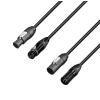  Adam Hall Cables 8101 PSDP 1000 N DMX & Power Cable Neutrik ® powerCON TRUE1 TOP & Neutrik ® XLR 10 m 