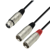 Adam Hall Cables K3 YFMM 0100 Audio Cable XLR Female to 2 x XLR Male, 3 m 