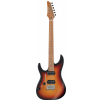 Ibanez AZ2402L-TFF e-guitar 6-str. tri fade burst flat incl. case, lefty