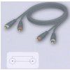 Procab REF800 cable 2xRCA -> 2xRCA 1m Procab REF800 cable 2xRCA -> 2xRCA 1m