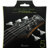 Ibanez IEBS5C bass guitar string set 045-130 nickel wound, long, light top medium bottom