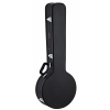 Ortega OBJCSTD case banjo 5/6-str. ortega black,flat top, economy series chrome hardware