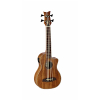 Ortega CAIMAN-BS-GB ukulele bass 4-str. ortega full acacia, fretted, cutaway magusukebass, incl. gigbag