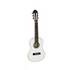 Ortega R121-1/4WH nylon 6-str. guitar ortega white, mahogany body spruce top, incl. gigbag