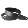 Right On Steady series Charm Black 706 leather guitar strap