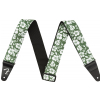 Fender 2″ Hawaiian Strap, Green Floral guitar strap