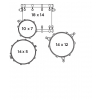 MAPEX MA486S IW Shell Set- Finish: Driftwood (IW)