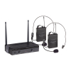 Soundsation WF-U24PP  Set of UHF Wireless System With 1 receiver, 2 Pocket Transmitters And 2 Headsets