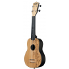 KALA Ukadelic UK-BAMBOO - Bamboo Top Soprano Ukulele, with Tote Bag 