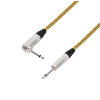 Adam Hall Cables 5 STAR IRP 0600 VINTAGE Instrument Cable NEUTRIK 6.3 mm Jack angled to 6.3 mm Jack 6 m 