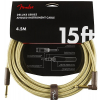 Fender Deluxe Series Instrument Cable, Straight/Angle, 15′
