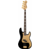Fender Squier 40th Anniversary Precision Bass Gold Edition Black bass guitar