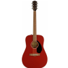 Fender FSR CD-60 Dreadnought Walnut Fingerboard Cherry acoustic guitar