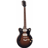 Gretsch G2655-P90 Streamliner Center Block Jr. Double-Cut P90 with V-Stoptail Brownstone electric guitar