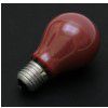 Leuci 230V/60W lightbulb with E27 thread, red