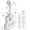 Alhambra 2F flamenco guitar 4/4