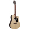 Martin DC-X2E-01 Sit/RW HPL electric acoustic guitar (wit gigbag)