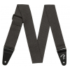 Fender Modern Tweed Strap, Gray/Black 2″ guitar strap