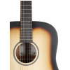 Logan Dreadnought sunburst acoustic guitar (by Miguel Esteva)