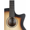 Logan Grand Auditorium EQ CE electric acoustic guitar cutaway sunburst (by Miguel Esteva)