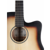 Logan Dreadnought EQ CE electric acoustic guitar cutaway sunburst (by Miguel Esteva)
