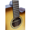 Logan Dreadnought EQ CE electric acoustic guitar cutaway brown burst (by Miguel Esteva)