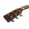 Logan Dreadnought EQ CE electric acoustic guitar cutaway brown burst (by Miguel Esteva)