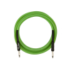 Fender Professional Series Glow in the Dark Cable Green 10′ guitar cable