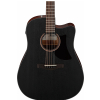 Ibanez AAD190CE-WKH Weathered Black Open Pore electric acoustic guitar