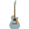 Fender Newporter Player Ice Blue Satin electric acoustic guitar