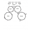 Mapex TND5294-FTC-DR Tornado drum kit