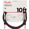 Fender Limited Edition Original Series Cable, 10′, Oxblood guitar cable