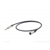 Proel ESO240LU3 audio cable TRS / XLRm 3m