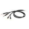 Proel Die Hard DHG535LU18 audio cable 2x RCA / 2x TS 1,8m