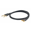 Proel CHLP310LU5 audio cable 2x TS / 2x RCA 5m