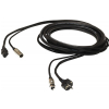Proel PH100LU15 power cable  with microphone connectors 15m