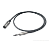 Proel BULK230LU05 audio cable TRS / XLRm 0,5m