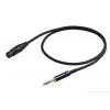 Proel CHL210LU1 audio cable TRS / XLRf 1m