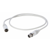 Proel ESO210LU5WH microphone cable 5m biay