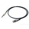 Proel BULK210LU05 audio cable TRS / XLRf 0,5m