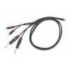 Proel Die Hard DHS535LU5 audio cable 2x TS / 2x RCA 5m