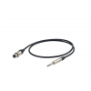 Proel ESO245LU10 audio cable TRS / XLRf 10m