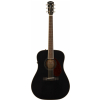 Fender FSR PM-1E Standard Dreadnought Black Top electric acoustic guitar with case