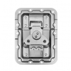 Adam Hall Hardware 172572 - Zamek motylkowy, duy, zagity, gboko: 9 mm, osona nitw