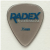 D′Andrea Radex Picks - 351 Shape 0.75 mm Smoke guitar pick