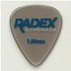 D′Andrea Radex Picks - 351 Shape 1.00 mm Smoke guitar pick
