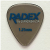 D′Andrea Radex Picks - 351 Shape 1.25 mm Smoke guitar pick