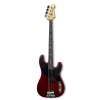 Lakland Skyline 44-51 Bass, 4-String - Candy Apple Red Gloss bass guitar