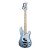 Lakland Skyline 44-64 Custom Bass, 4-String - Ice Blue Metallic Gloss bass guitar